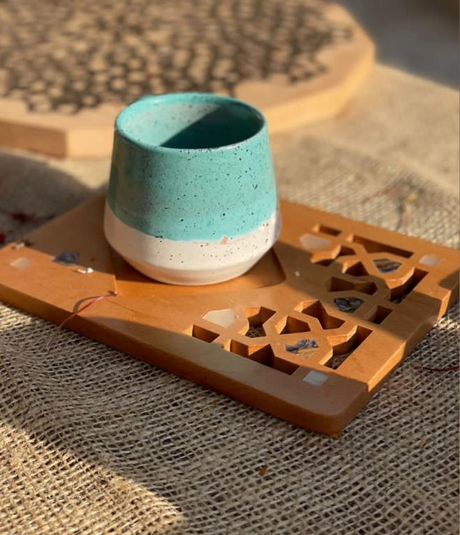 Ghazala Coaster Plate - NAIA Designs- The Mob Collective