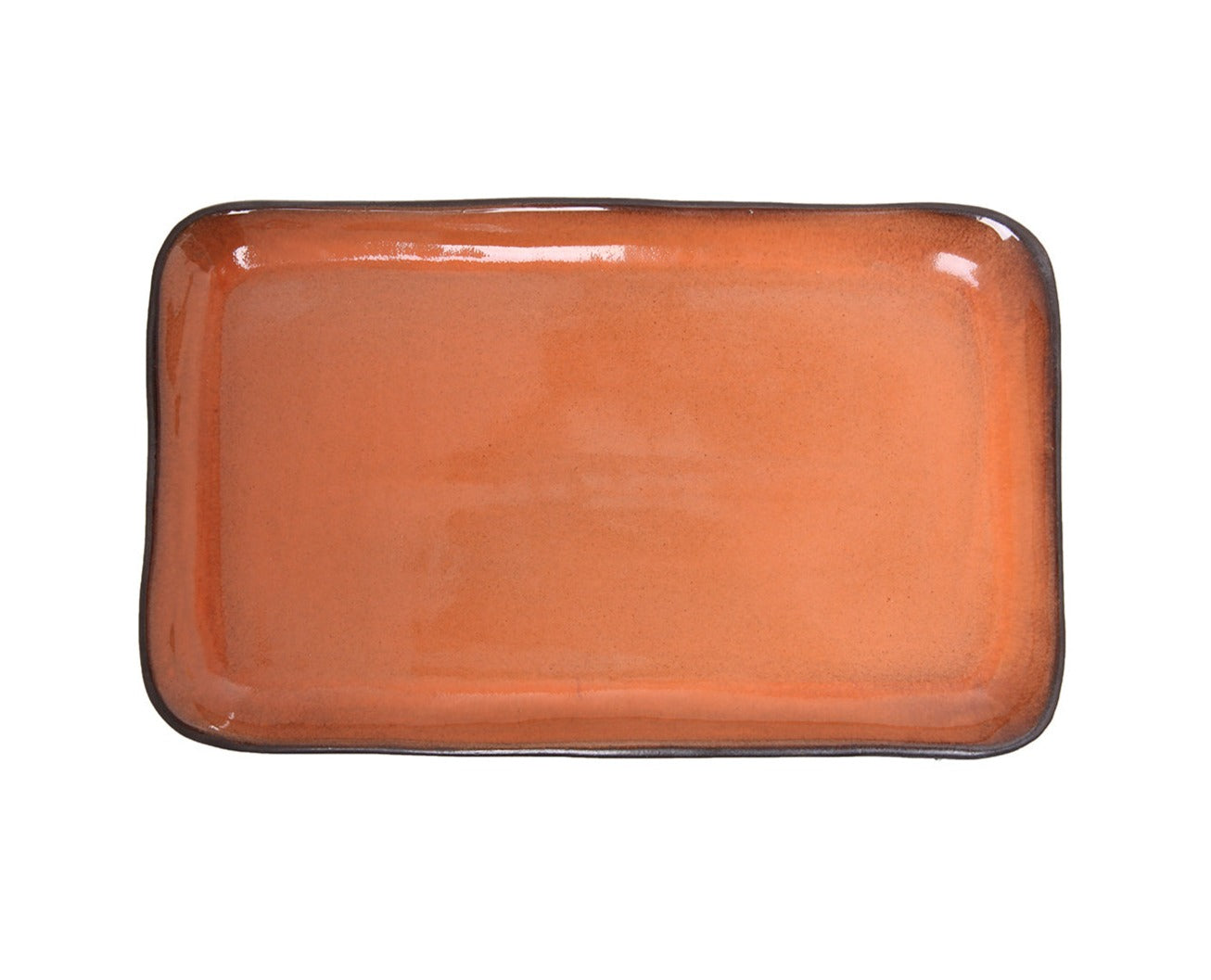 Form Orange Rectangular Serving Platter - ABRA CADABRA- The Mob Collective
