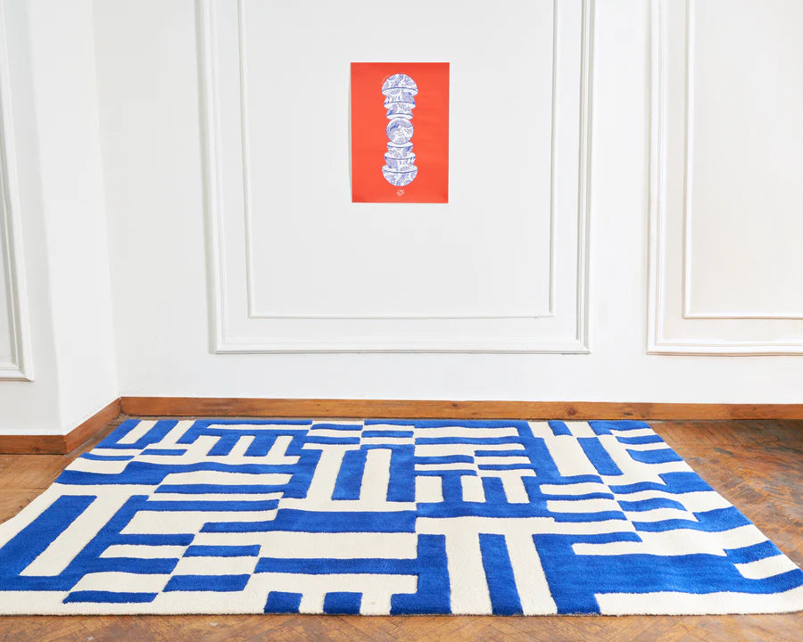 Marine White & Blue - INCA- The Mob Collective