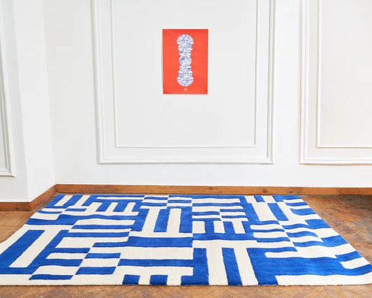 Marine White & Blue - INCA- The Mob Collective