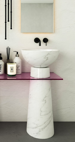 Carrara Marble Sink