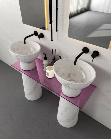 Carrara Marble Sink