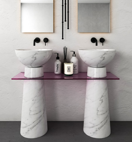 Carrara Marble Sink