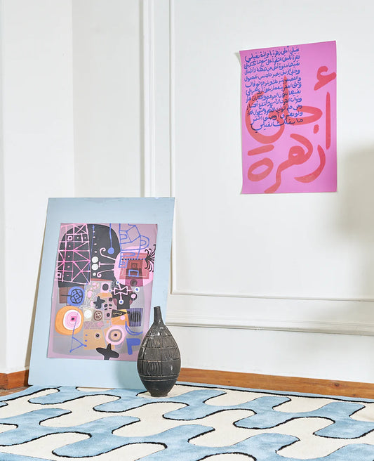 Luna Baby Blue & White - INCA- The Mob Collective