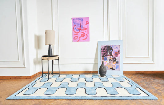 Luna Baby Blue & White - INCA- The Mob Collective