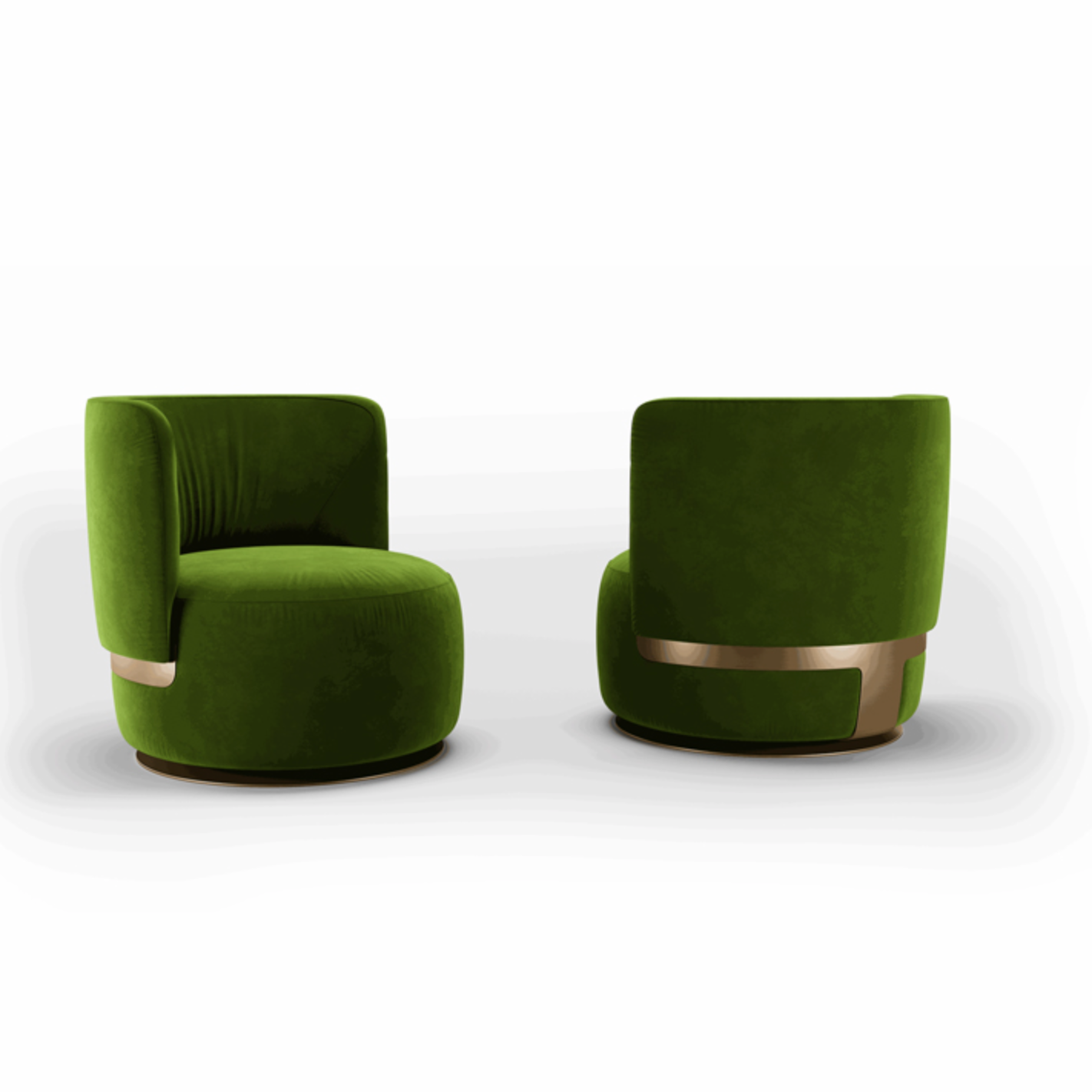 Portofino Swivel Chair - Aurea- The Mob Collective