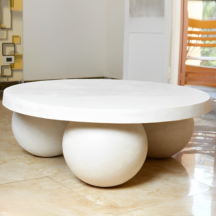 Stone Coffee Table - Mediterranean Landscape- The Mob Collective