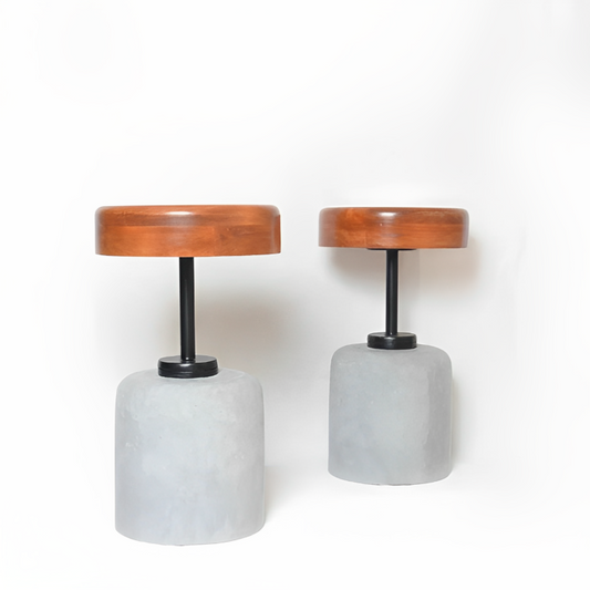 Bar Stool - Mediterranean Landscape- The Mob Collective