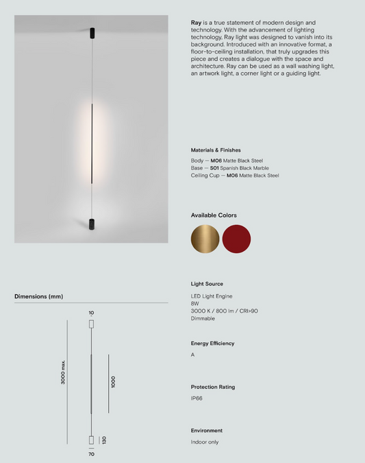 Ray Wall Light