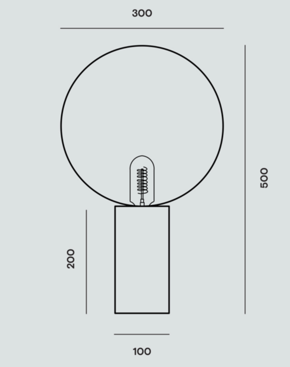Blow Mono Table — Cylinder 30