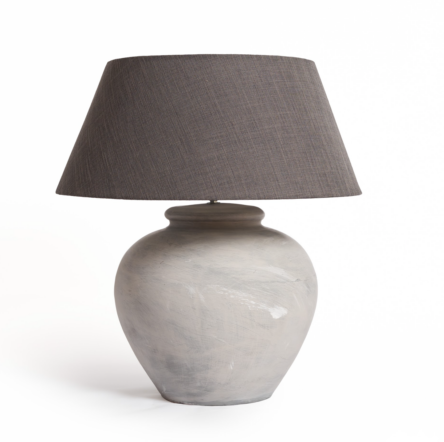 Large Grey Sun Table Lamp