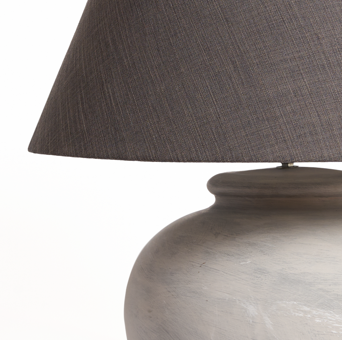 Large Grey Sun Table Lamp