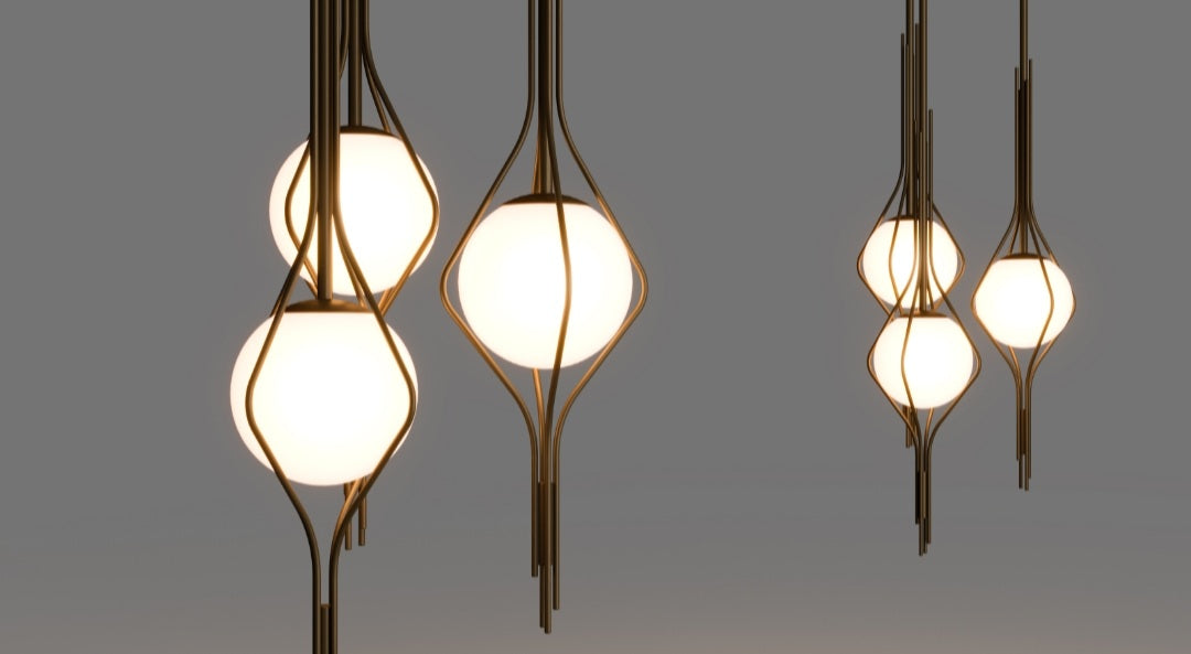 Portofino Suspended Lamp - Aurea- The Mob Collective