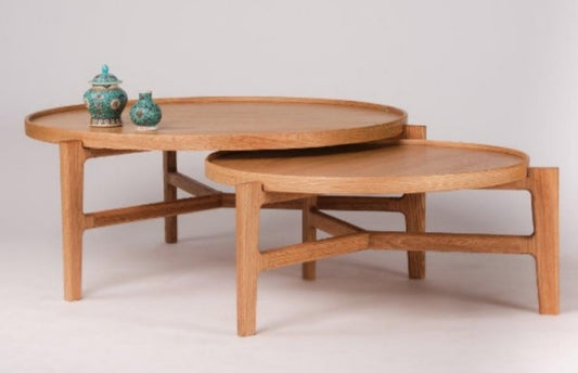 Tripod Oak Tables - Ark Design- The Mob Collective