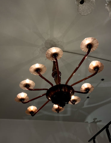 Venini Murano Chandelier - Third Space- The Mob Collective