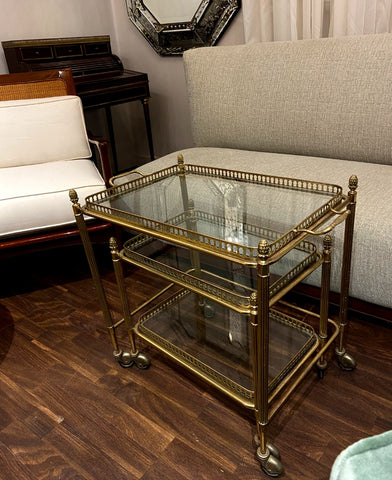 Vintage Brass Table - Third Space- The Mob Collective