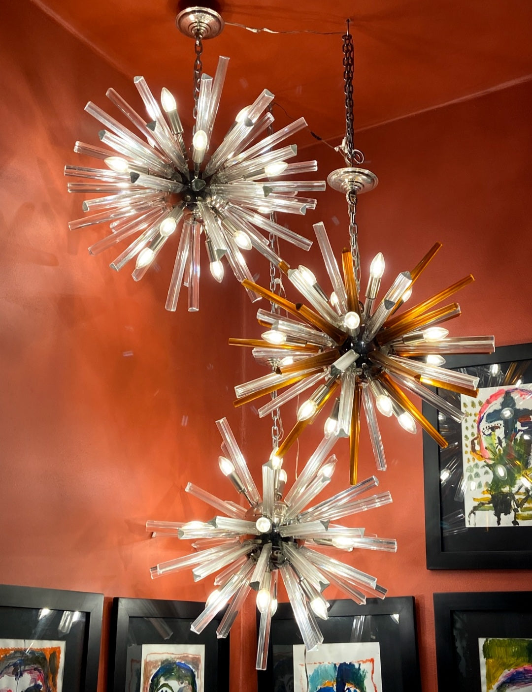 Sputnik Chandelier - Third Space- The Mob Collective