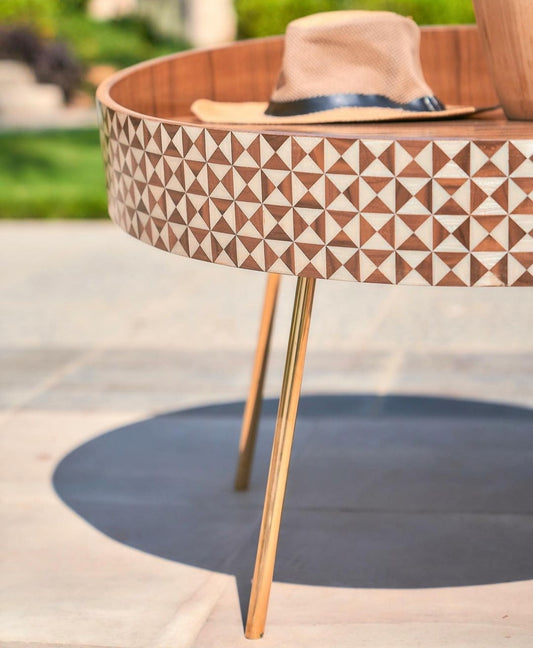 Pearly Brown Coffee Table - Rofoof- The Mob Collective