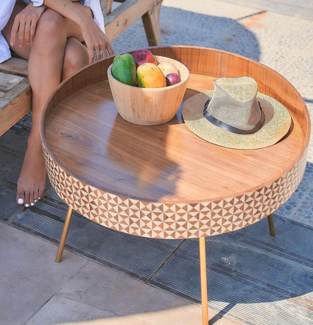 Pearly Brown Coffee Table - Rofoof- The Mob Collective