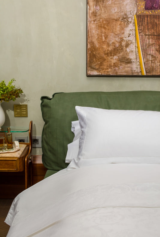 Jacquard 7 pcs Duvet Set - Heba Linens- The Mob Collective