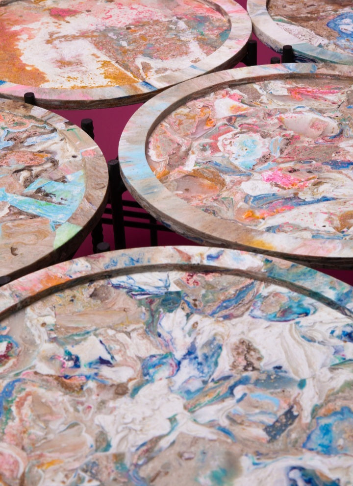 Galactic Multifunctional Tray Table - Shell Homage- The Mob Collective