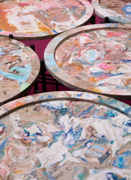 Galactic Multifunctional Tray Table - Shell Homage- The Mob Collective