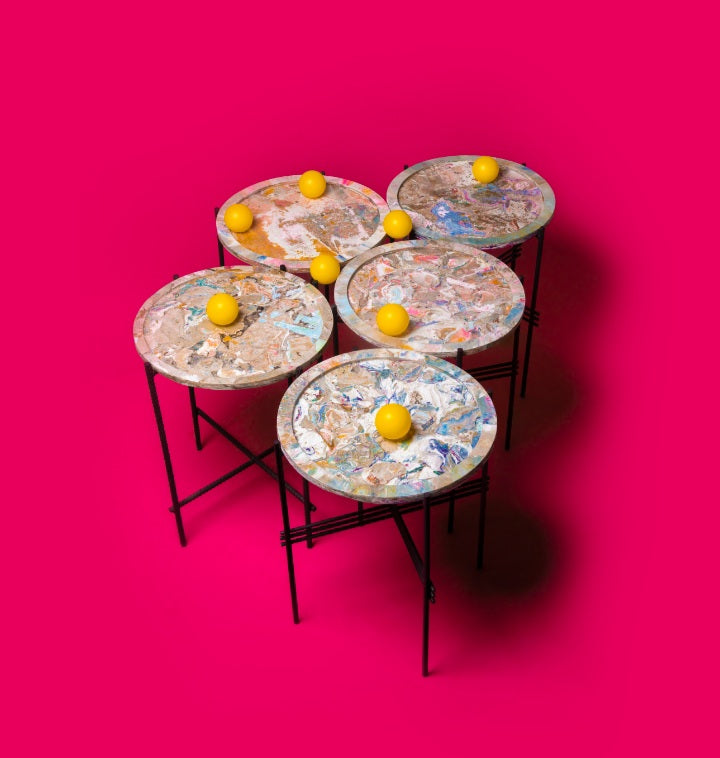 Galactic Multifunctional Tray Table - Shell Homage- The Mob Collective
