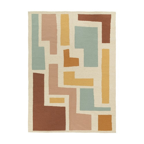 Tetris Rug - Kiliim- The Mob Collective