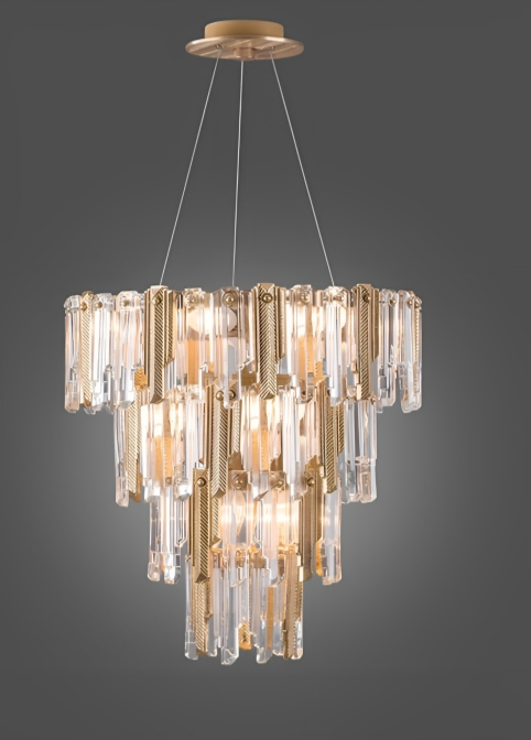 Aqua Chandelier - Lumiere- The Mob Collective