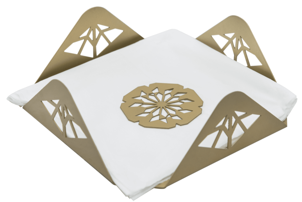 Flower Napkin Holder - Mahally- The Mob Collective