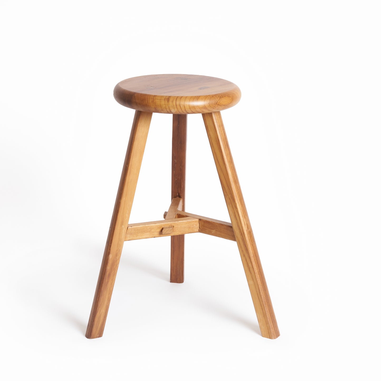 Teak Stool - THE SPRING PROJECT- The Mob Collective