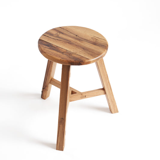 Oak Stool - THE SPRING PROJECT- The Mob Collective