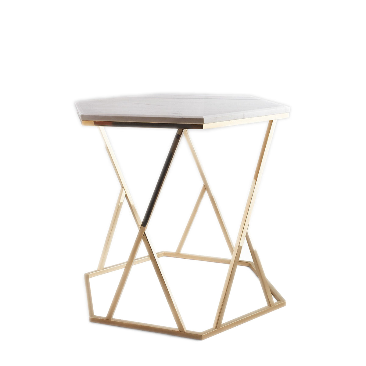 Y-Design Hexagon Side Table - KAI SIGNATURES- The Mob Collective