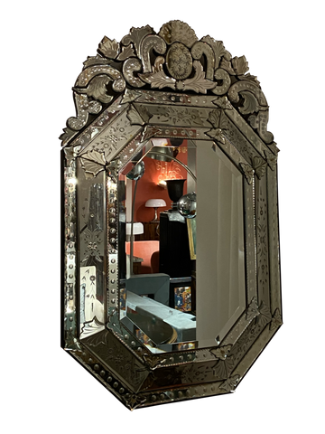 Pair of Venetian Mirrors - Third Space- The Mob Collective