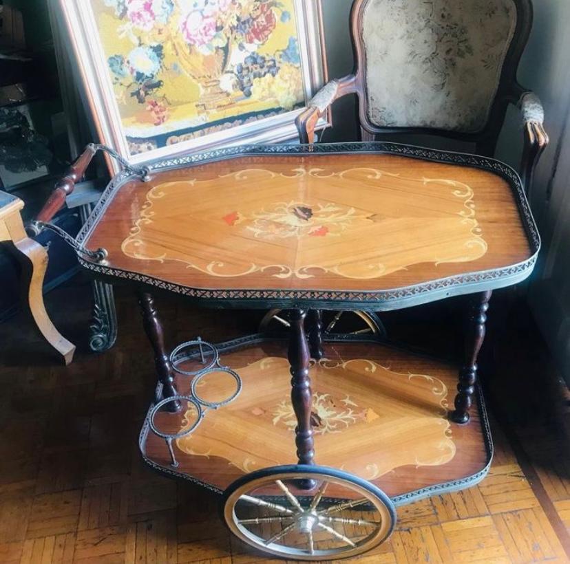 Vintage Italian Tea Cart - Depose Chic- The Mob Collective