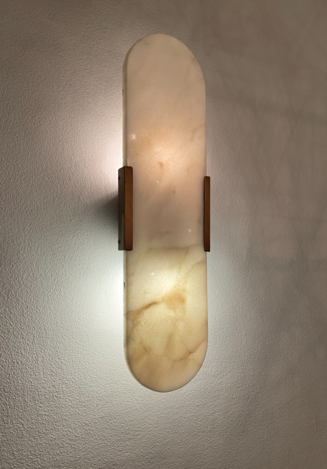 Oblong Marble Wall Light - Ultra Design- The Mob Collective