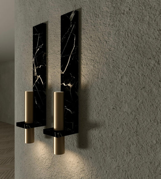 Grooved Marble Appliqué - DAI LIGHTING- The Mob Collective