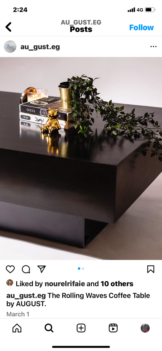 Rolling Waves Coffee Table