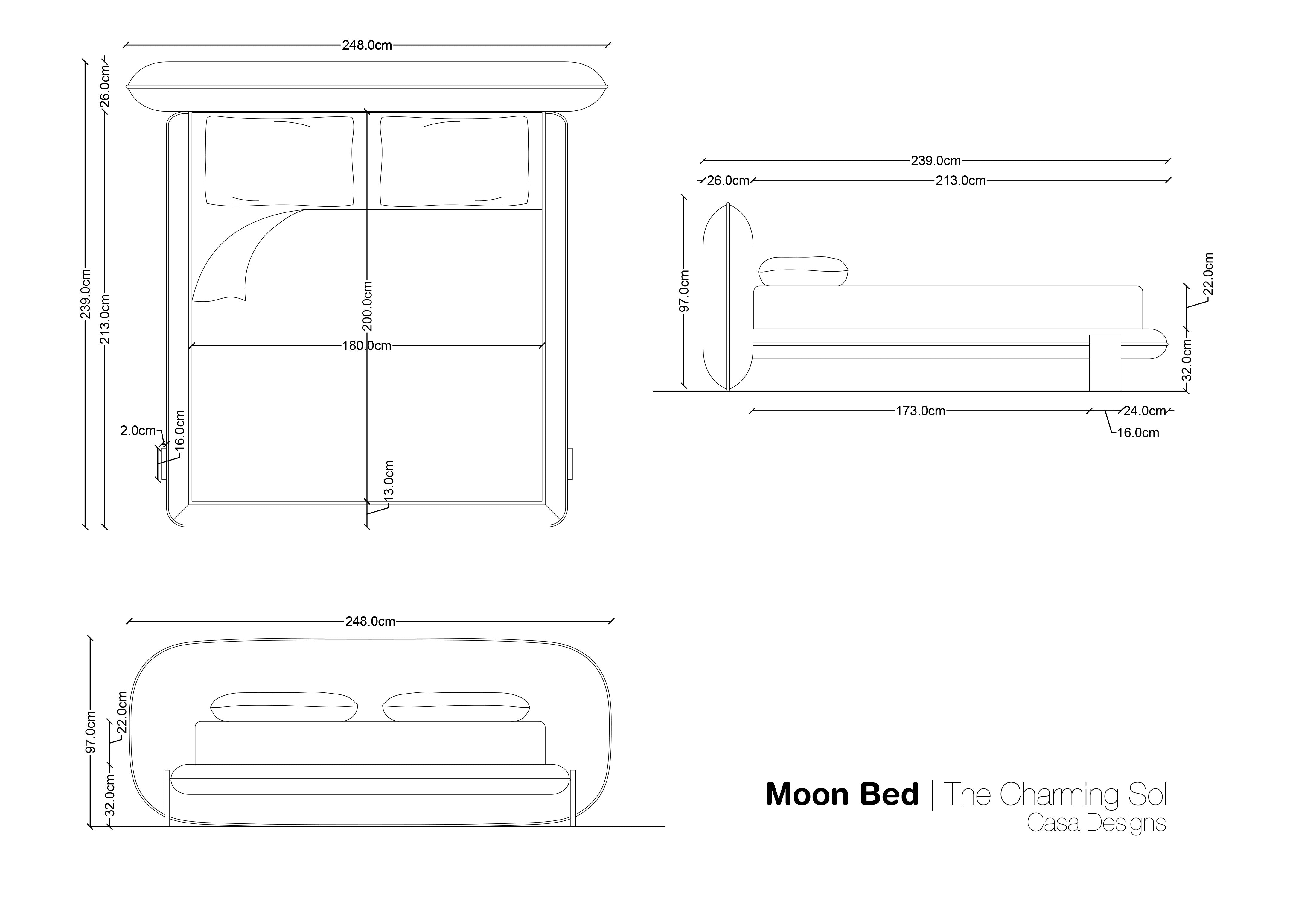 Moon Bed - CASA Designs- The Mob Collective