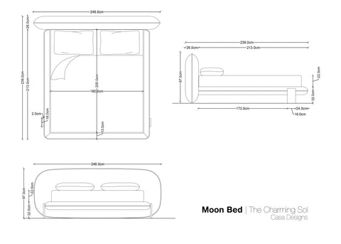 Moon Bed - CASA Designs- The Mob Collective