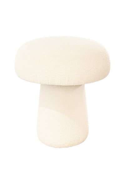 Mushroom Pouf - Off While Boucle