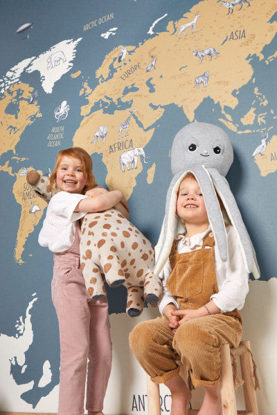 Casamance Our Planet World Map - Design Emporium- The Mob Collective