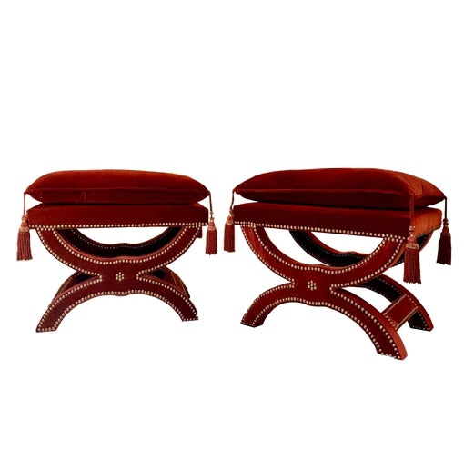 X Bench With Tassle - THE SPRING PROJECT- The Mob Collective