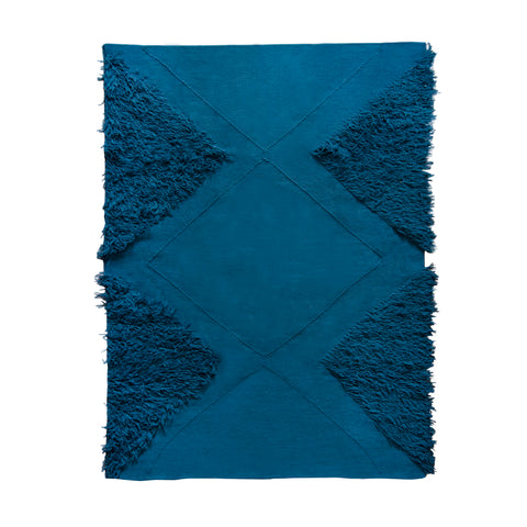 Tufted Triangles Rug - Kiliim- The Mob Collective