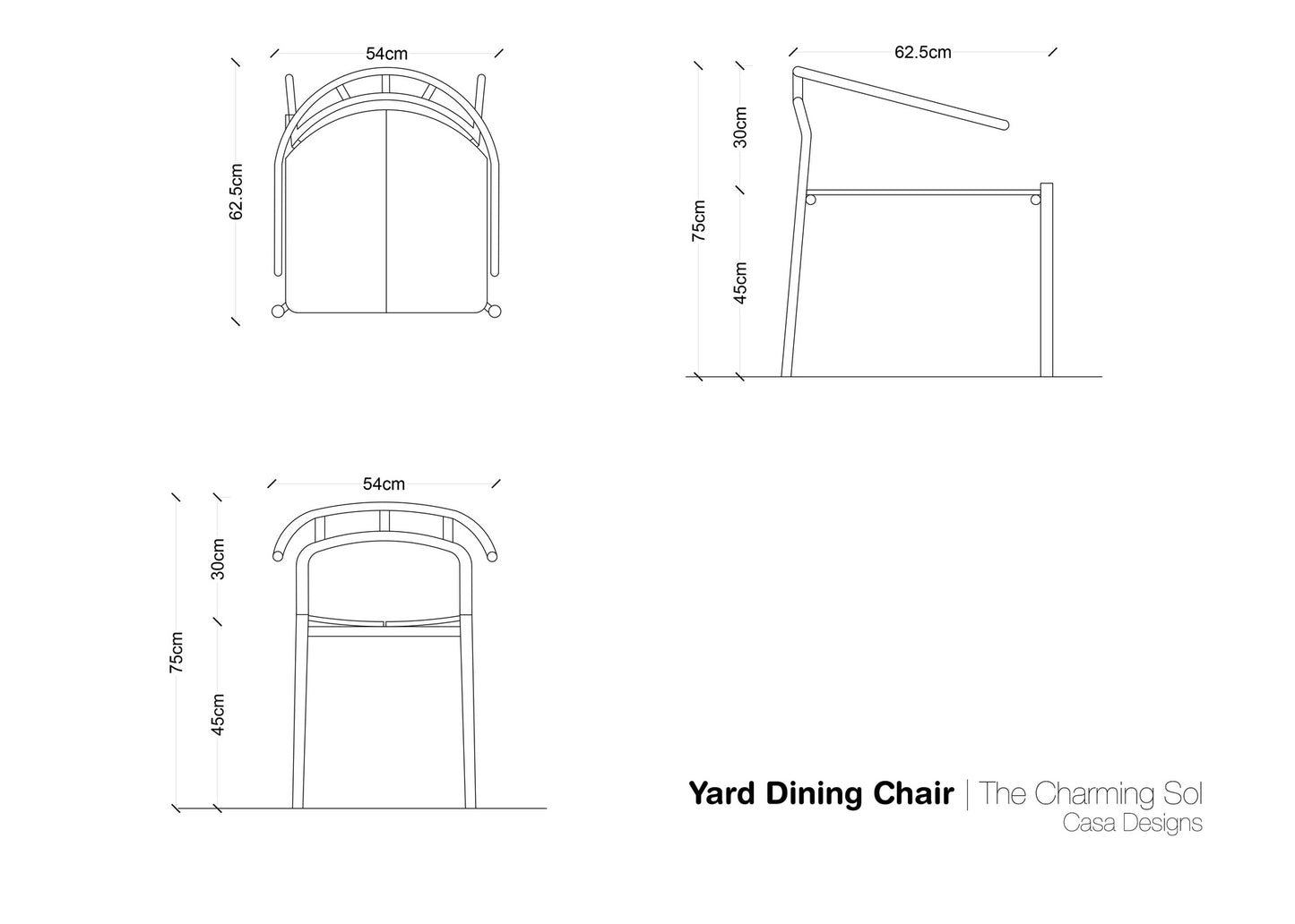Yard Dining Set - CASA Designs- The Mob Collective
