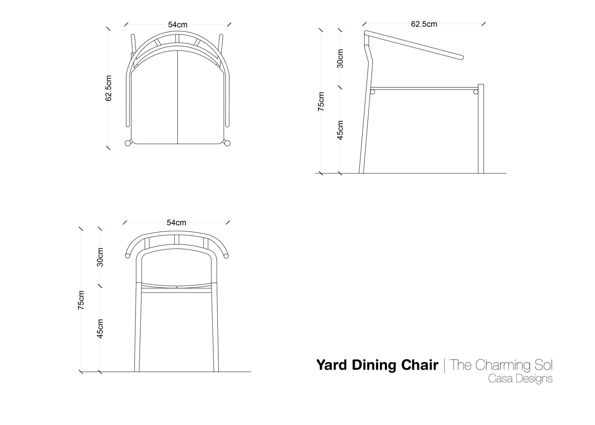 Yard Dining Set - CASA Designs- The Mob Collective